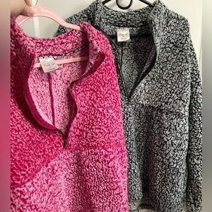 Oversized Sherpa Quarter Zip XL